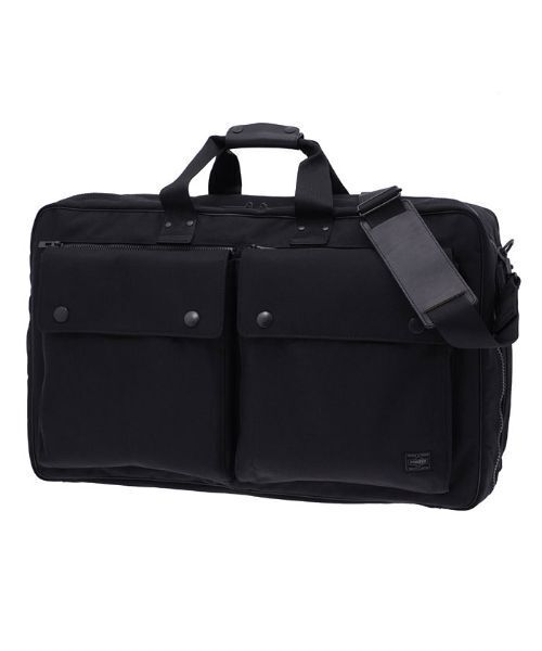 PORTER(ポーター)の「アングル 2WAYダッフルバッグ(ボストンバッグ・メンズ・ブラック・FREE)」の1枚目の写真