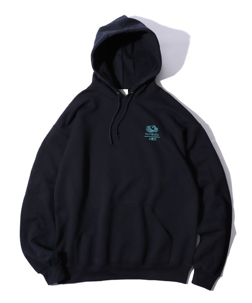 FRUIT OF THE LOOM（フルーツオブザルーム）の「【ROOPTOKYO限定】FRUIT OF THE LOOM/フルーツオブザルーム×火曜び 描き下ろしイラスト パーカー（パーカー・レディース・ホワイト/ブラック/グレー・XL/M/L）」の4枚目の写真