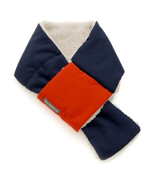 BREEZE(ブリーズ)の「キルトマフラー_リバーシブル(マフラー・キッズ・カモフラージュ/ネイビー/ベージュ・SMALL/MEDIUM)」の3枚目の写真