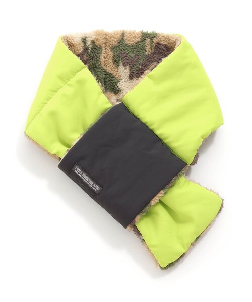 BREEZE(ブリーズ)の「キルトマフラー_リバーシブル(マフラー・キッズ・カモフラージュ/ネイビー/ベージュ・SMALL/MEDIUM)」の1枚目の写真