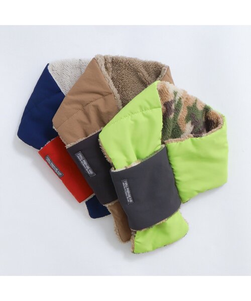 BREEZE(ブリーズ)の「キルトマフラー_リバーシブル(マフラー・キッズ・カモフラージュ/ネイビー/ベージュ・SMALL/MEDIUM)」の10枚目の写真