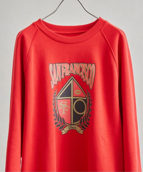 CPCM(シーピーシーエム)の「NFLカレッジロゴスウェット(スウェット・メンズ・グレー/レッド/グリーン・MEDIUM/LARGE)」の3枚目の写真