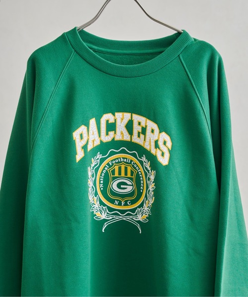 CPCM(シーピーシーエム)の「NFLカレッジロゴスウェット(スウェット・メンズ・グレー/レッド/グリーン・MEDIUM/LARGE)」の2枚目の写真
