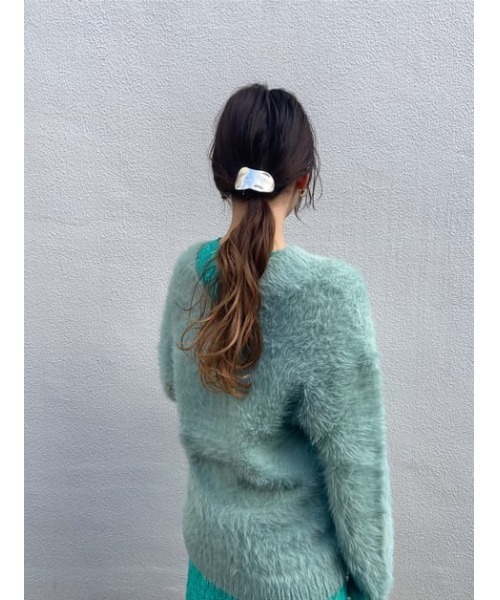 SLY(スライ)の「MESSAGE HAIR CUFF ヘアカフ(バレッタ/ヘアクリップ・レディース・ゴールド/シルバー・FREE)」の6枚目の写真