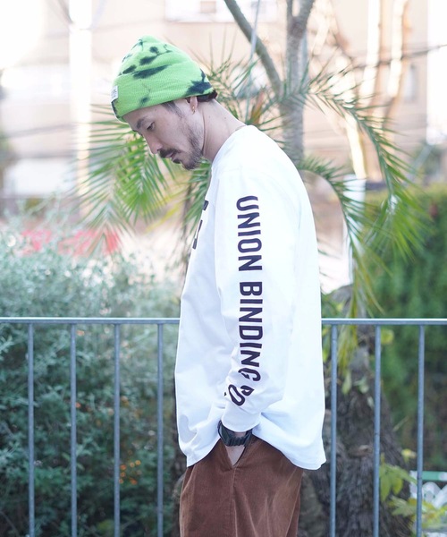 UNION（ユニオン）の「【UNION/ユニオン】UBC LONG SLEEVE　ロングスリーブTシャツ　袖ロゴ　ユニセックス（Tシャツ/カットソー・メンズ・ホワイト/ブラック/オレンジ・SMALL/MEDIUM/LARGE/X-LARGE）」の8枚目の写真