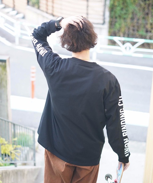 UNION（ユニオン）の「【UNION/ユニオン】UBC LONG SLEEVE　ロングスリーブTシャツ　袖ロゴ　ユニセックス（Tシャツ/カットソー・メンズ・ホワイト/ブラック/オレンジ・SMALL/MEDIUM/LARGE/X-LARGE）」の17枚目の写真