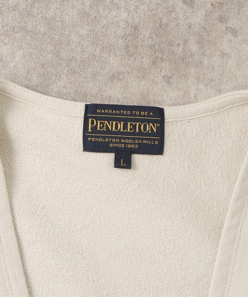PENDLETON（ペンドルトン）の「【 PENDLETON / ペンドルトン 】 SWEAT CARDIGAN スウェット カーディガン スエット  MNY（カーディガン/ボレロ・メンズ・ブラック/アイボリー/ベージュ系/ブルー・M/L/XL）」の19枚目の写真