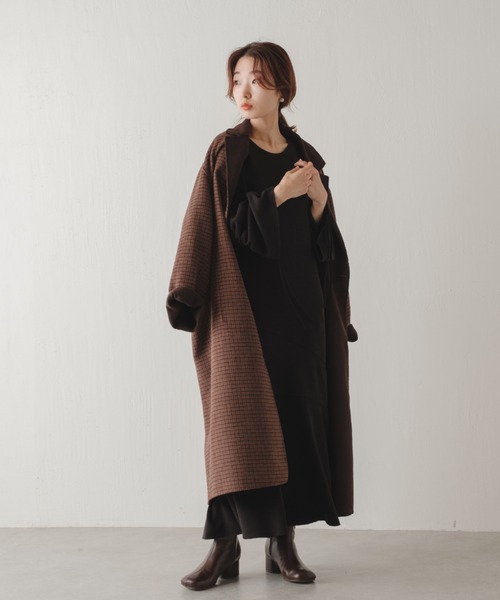 Kastane(カスタネ)の「ニットソーマーメイドワンピース(ワンピース・レディース・ブラック/ダークグリーン/ボルドー・FREE)」の11枚目の写真