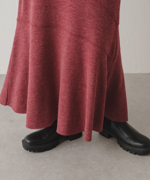 Kastane(カスタネ)の「ニットソーマーメイドワンピース(ワンピース・レディース・ブラック/ダークグリーン/ボルドー・FREE)」の8枚目の写真