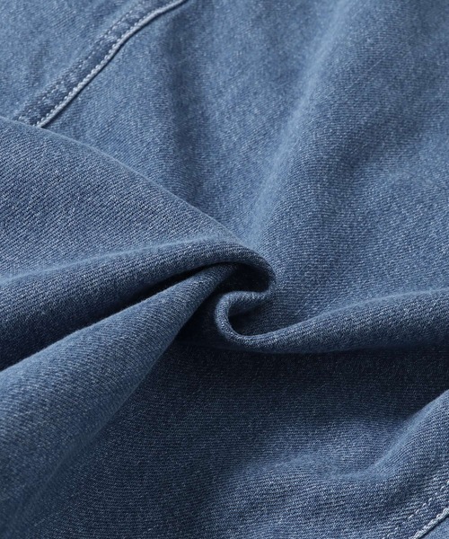 KRIFF MAYER（クリフメイヤー）の「LAID BACKデニムカバーオール（デニムジャケット・メンズ・ライトブルー/オフホワイト/ダークブルー・X-LARGE/MEDIUM/LARGE）」の10枚目の写真