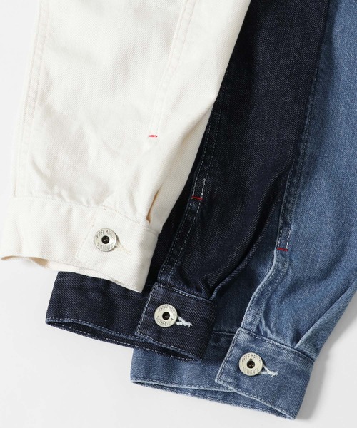 KRIFF MAYER（クリフメイヤー）の「LAID BACKデニムカバーオール（デニムジャケット・メンズ・ライトブルー/オフホワイト/ダークブルー・X-LARGE/MEDIUM/LARGE）」の13枚目の写真