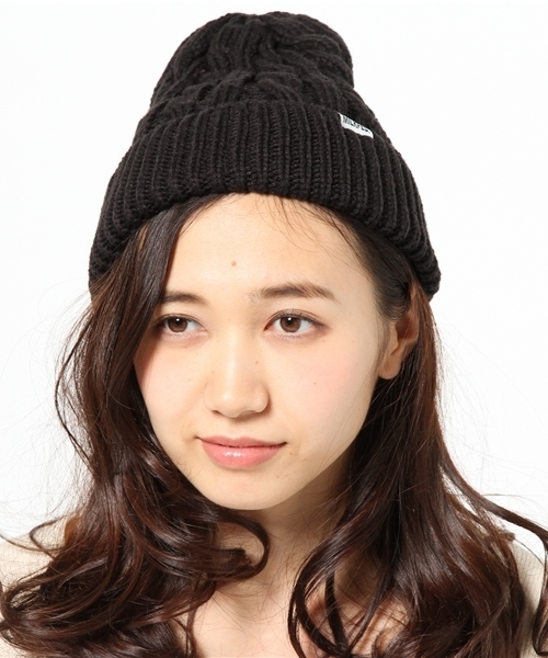 MILKFED.（ミルクフェド）の「BASIC KNITTED CAP　（ニットキャップ/ビーニー/無地）（ニットキャップ/ビーニー・レディース・ホワイト/ブラック/チャコールグレー/バーガンディー・ONE SIZE）」の5枚目の写真