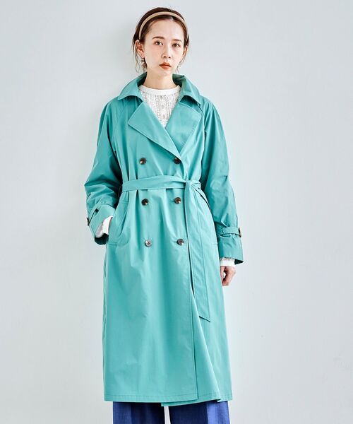 le.coeur blanc（ルクールブラン）の「ベンタイルトレンチコート（トレンチコート・レディース・ベージュ/イエロー/グリーン・38）」の12枚目の写真