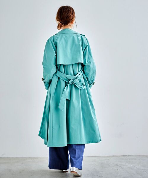 le.coeur blanc（ルクールブラン）の「ベンタイルトレンチコート（トレンチコート・レディース・ベージュ/イエロー/グリーン・38）」の13枚目の写真