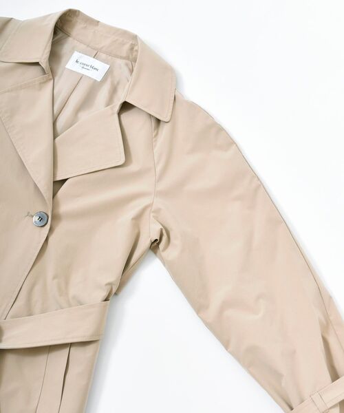 le.coeur blanc（ルクールブラン）の「ベンタイルトレンチコート（トレンチコート・レディース・ベージュ/イエロー/グリーン・38）」の9枚目の写真