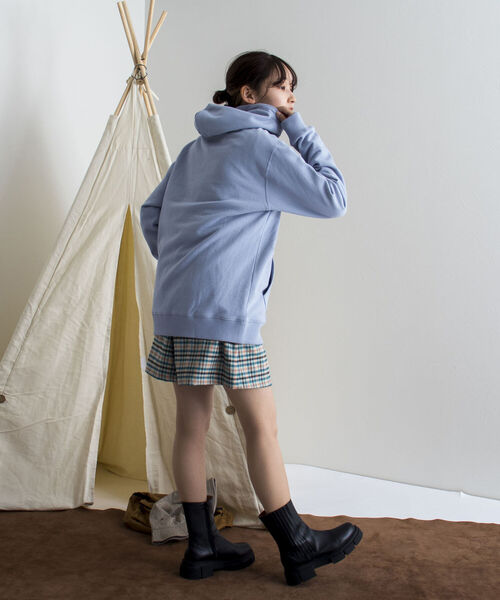 GEVACO（ゲバコ）の「【GEVACO/ゲバコ】オープンエンド裏毛フーディ（パーカー・メンズ・ネイビー/グレー/サックスブルー/キナリ・MEDIUM/LARGE）」の20枚目の写真