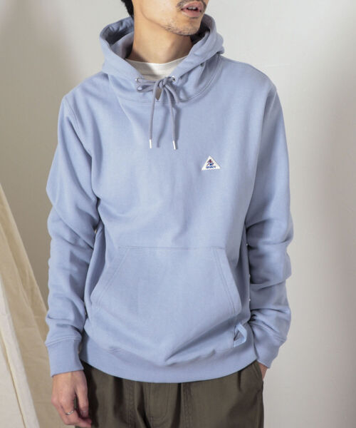 GEVACO（ゲバコ）の「【GEVACO/ゲバコ】オープンエンド裏毛フーディ（パーカー・メンズ・ネイビー/グレー/サックスブルー/キナリ・MEDIUM/LARGE）」の19枚目の写真