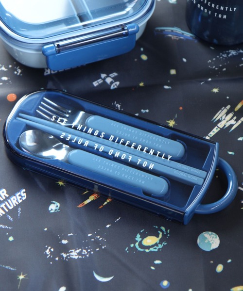 GLOBAL WORK(グローバルワーク)の「抗菌カトラリー3テンセット/264180(カトラリー・レディース・ピンク系その他/スカイブルー・FREE)」の2枚目の写真