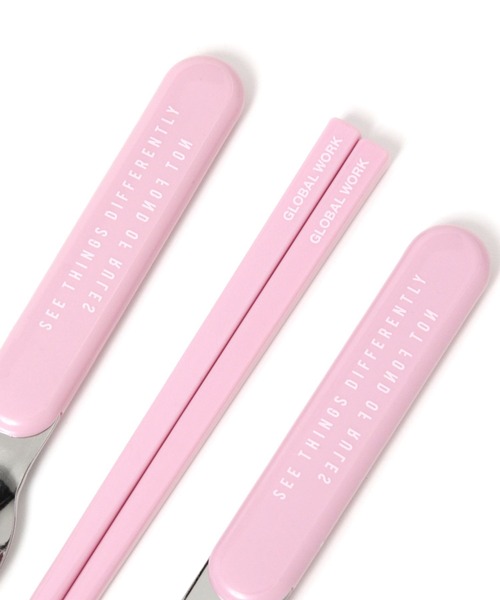 GLOBAL WORK(グローバルワーク)の「抗菌カトラリー3テンセット/264180(カトラリー・レディース・ピンク系その他/スカイブルー・FREE)」の13枚目の写真