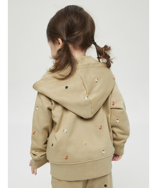 GAP（ギャップ）の「GAPファッションロゴ フルジップ パーカー (幼児)（パーカー・キッズ・グレー/マルチ/ベージュ・12-18M/2 YRS/3 YRS/4 YRS/5 YRS/18-24M）」の4枚目の写真