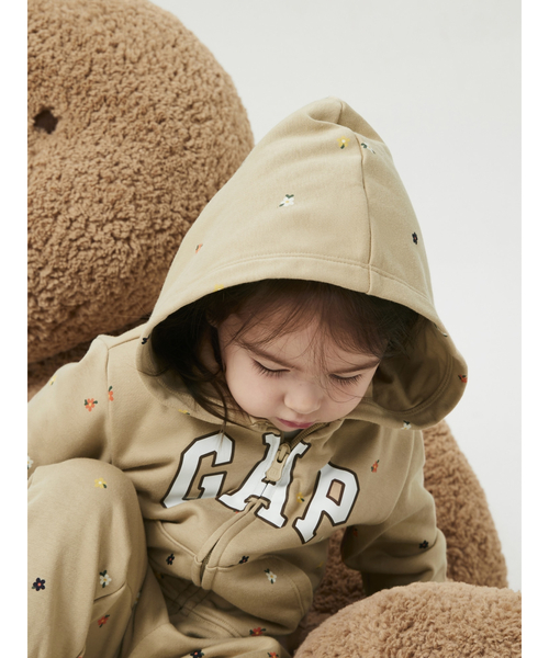 GAP（ギャップ）の「GAPファッションロゴ フルジップ パーカー (幼児)（パーカー・キッズ・グレー/マルチ/ベージュ・12-18M/2 YRS/3 YRS/4 YRS/5 YRS/18-24M）」の8枚目の写真