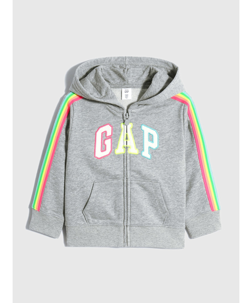 GAP（ギャップ）の「GAPファッションロゴ フルジップ パーカー (幼児)（パーカー・キッズ・グレー/マルチ/ベージュ・12-18M/2 YRS/3 YRS/4 YRS/5 YRS/18-24M）」の10枚目の写真