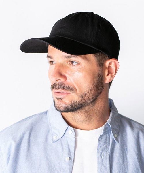 14+（イチヨンプラス）の「ツバ長 無地キャップ UV（キャップ・レディース・ピンク/ブルー/ブラック/ベージュ/キャメル/ネイビー・M/LL）」の15枚目の写真