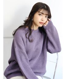 MURUA | バルキーコットンオーバーニット(ニット/セーター)