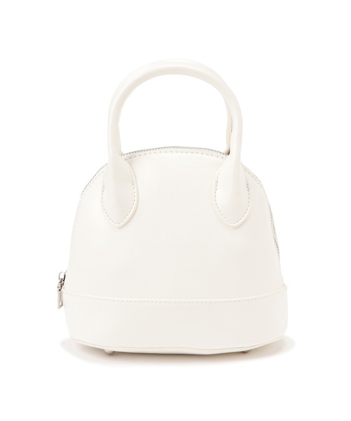 NATURAL BEAUTY BASIC（ナチュラルビューティーベーシック）の「タイニーハンドバッグ（ハンドバッグ・レディース・ホワイト/シルバー/ライトグリーン・ﾌﾘ-）」の6枚目の写真