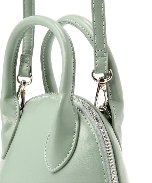 NATURAL BEAUTY BASIC（ナチュラルビューティーベーシック）の「タイニーハンドバッグ（ハンドバッグ・レディース・ホワイト/シルバー/ライトグリーン・ﾌﾘ-）」の10枚目の写真