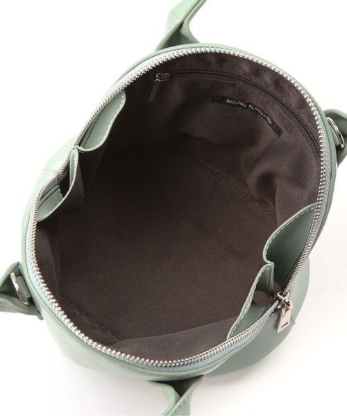 NATURAL BEAUTY BASIC（ナチュラルビューティーベーシック）の「タイニーハンドバッグ（ハンドバッグ・レディース・ホワイト/シルバー/ライトグリーン・ﾌﾘ-）」の15枚目の写真