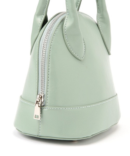 NATURAL BEAUTY BASIC（ナチュラルビューティーベーシック）の「タイニーハンドバッグ（ハンドバッグ・レディース・ホワイト/シルバー/ライトグリーン・ﾌﾘ-）」の11枚目の写真