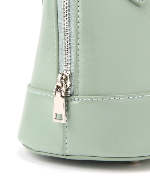 NATURAL BEAUTY BASIC（ナチュラルビューティーベーシック）の「タイニーハンドバッグ（ハンドバッグ・レディース・ホワイト/シルバー/ライトグリーン・ﾌﾘ-）」の12枚目の写真