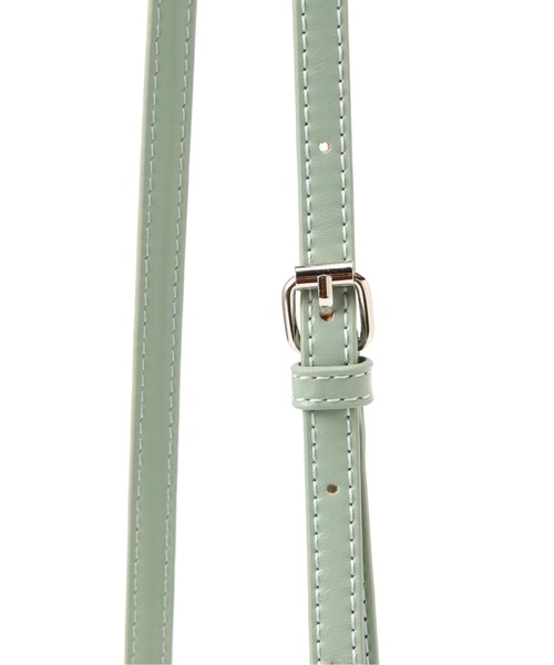 NATURAL BEAUTY BASIC（ナチュラルビューティーベーシック）の「タイニーハンドバッグ（ハンドバッグ・レディース・ホワイト/シルバー/ライトグリーン・ﾌﾘ-）」の13枚目の写真