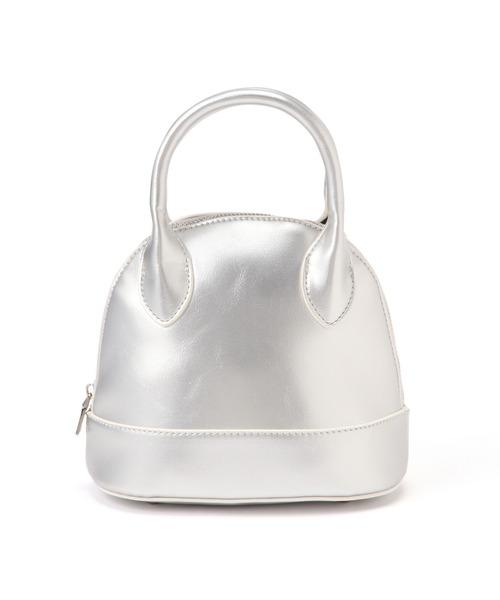 NATURAL BEAUTY BASIC（ナチュラルビューティーベーシック）の「タイニーハンドバッグ（ハンドバッグ・レディース・ホワイト/シルバー/ライトグリーン・ﾌﾘ-）」の16枚目の写真