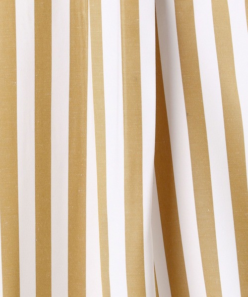 Grand PARK（グランドパーク）の「サファリ型ストライプシャツ（シャツ/ブラウス・レディース・ピンク/ベージュ/ラベンダー・FREE）」の8枚目の写真