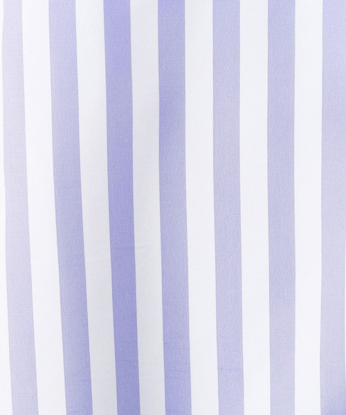 Grand PARK（グランドパーク）の「サファリ型ストライプシャツ（シャツ/ブラウス・レディース・ピンク/ベージュ/ラベンダー・FREE）」の7枚目の写真