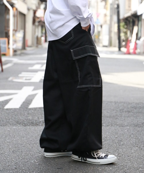 ストリートの定番！カラースノーカーゴパンツ/カラーパンツ