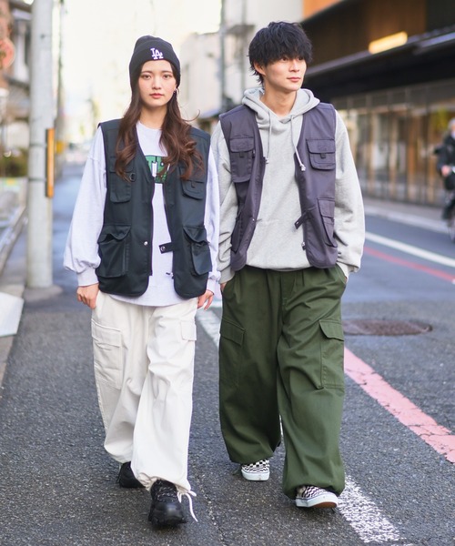 ストリートの定番！カラースノーカーゴパンツ/カラーパンツ