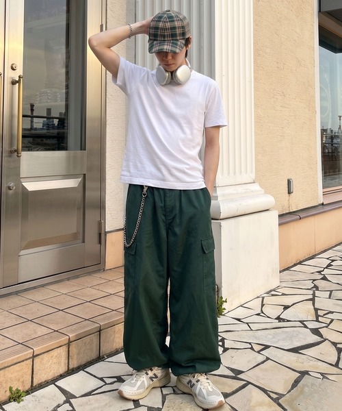 カラースノーカーゴパンツ/ボリュームワイドシルエット/ユニセックス