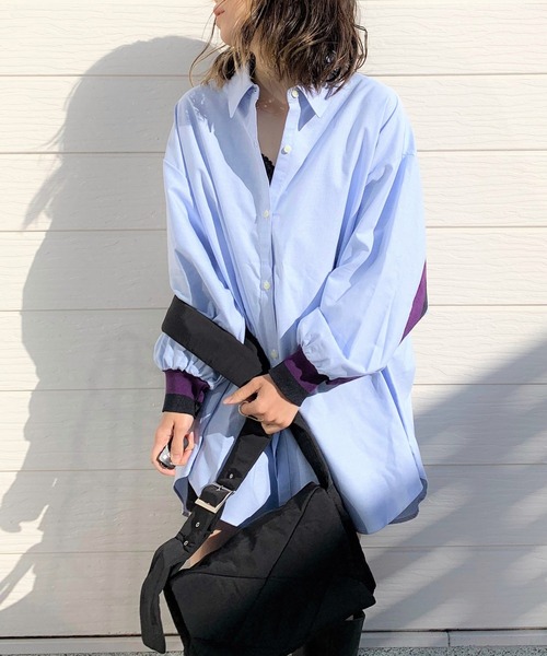 Q（キュー）の「ヨークリブドッキングシャツ（シャツ/ブラウス）」 - WEAR