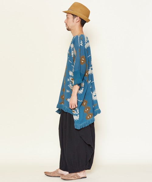 チャイハネ（チャイハネ）の「【チャイハネ】ダブルガーゼMEN'S変形パンツ（その他パンツ・メンズ・ブラック/パープル/ブラウン/グリーン/ベージュ/ネイビー/キャメル/グレー・FREE）」の11枚目の写真