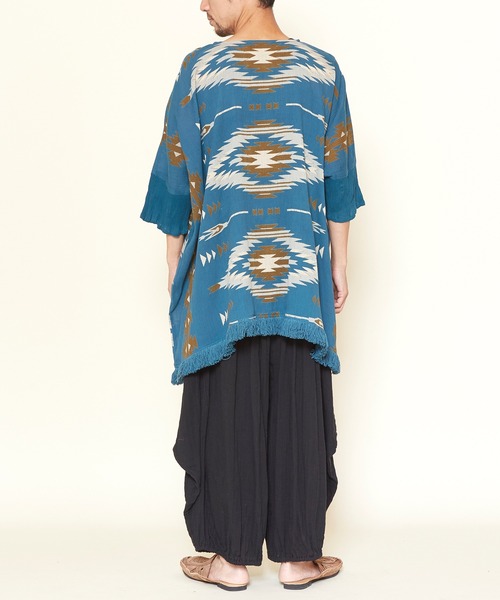 チャイハネ（チャイハネ）の「【チャイハネ】ダブルガーゼMEN'S変形パンツ（その他パンツ・メンズ・ブラック/パープル/ブラウン/グリーン/ベージュ/ネイビー/キャメル/グレー・FREE）」の13枚目の写真