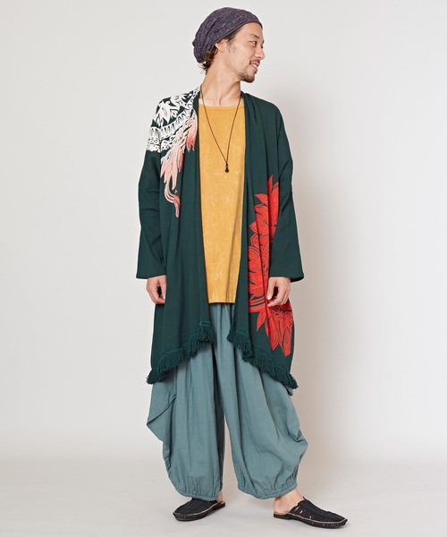 チャイハネ（チャイハネ）の「【チャイハネ】ダブルガーゼMEN'S変形パンツ（その他パンツ・メンズ・ブラック/パープル/ブラウン/グリーン/ベージュ/ネイビー/キャメル/グレー・FREE）」の22枚目の写真