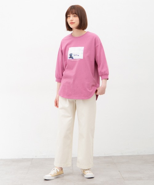 Honeys(ハニーズ)の「デニムストレートパンツ(デニムパンツ・レディース・ブルー/ライトインディゴブルー/インディゴブルー/アイボリー・M/LL/S/L)」の5枚目の写真