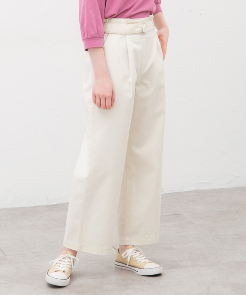 Honeys(ハニーズ)の「デニムストレートパンツ(デニムパンツ・レディース・ブルー/ライトインディゴブルー/インディゴブルー/アイボリー・M/LL/S/L)」の6枚目の写真