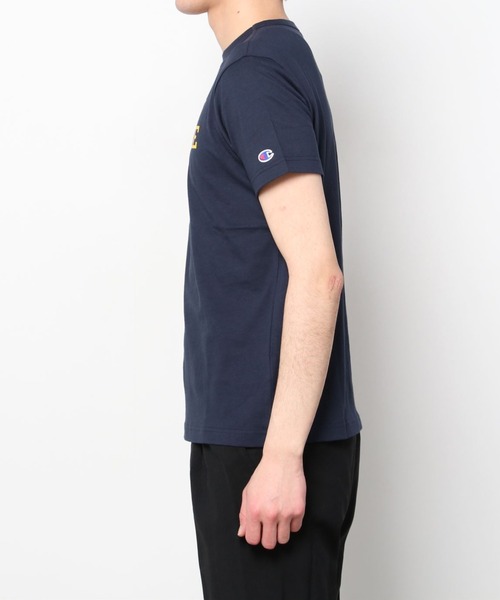 Champion(チャンピオン)の「【Champion/チャンピオン】カレッジロゴ 半袖プリントTシャツ/ 半袖カットソー(Tシャツ/カットソー・メンズ・グレー/ベージュ/ネイビー/ホワイト・XL/M/L)」の16枚目の写真