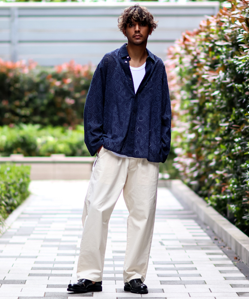 JOINT WORKS(ジョイントワークス)の「JW-EMBROIDERY レギュラーシャツ(シャツ/ブラウス・メンズ・ホワイト/ネイビー/カーキ・MEDIUM/LARGE)」の10枚目の写真