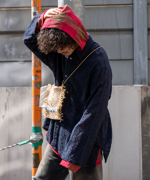 JOINT WORKS(ジョイントワークス)の「JW-EMBROIDERY レギュラーシャツ(シャツ/ブラウス・メンズ・ホワイト/ネイビー/カーキ・MEDIUM/LARGE)」の16枚目の写真