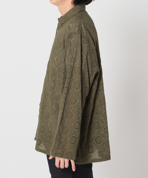 JOINT WORKS(ジョイントワークス)の「JW-EMBROIDERY レギュラーシャツ(シャツ/ブラウス・メンズ・ホワイト/ネイビー/カーキ・MEDIUM/LARGE)」の20枚目の写真